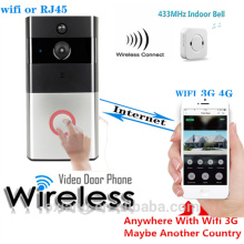 Téléphone de porte vidéo IP HD sensibilité sans fil moniteur PIR modifiable longue durée de vie de la batterie téléphone de porte Wifi SIP